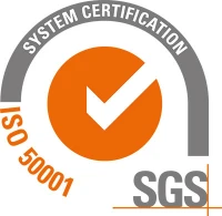 Logotipo 'Certificación ISO 50001 - SGS'